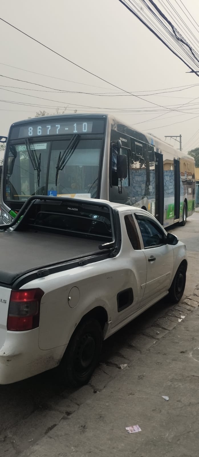 Flagra de estacionamento errado
